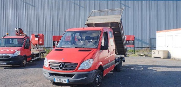 MERCEDES SPRINTER BENNE DOUBLE CABINE  CV-796-YP