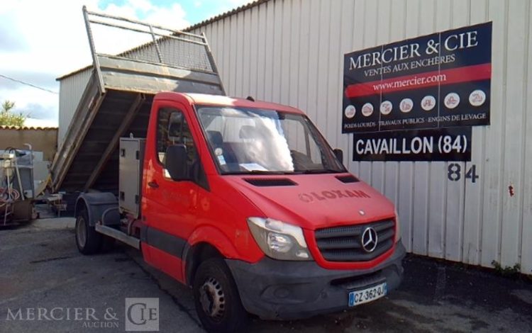 MERCEDES SPRINTER BENNE SIMPLE CABINE COFFRE  CZ-362-QJ