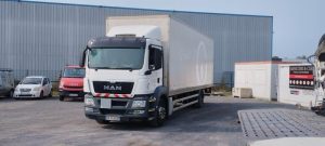 MAN TGS 18,320 4×2 BL CAM FG HAYON DIESEL – 509960 KMS – ANNEE 2014 BLANC DF-913-ZQ