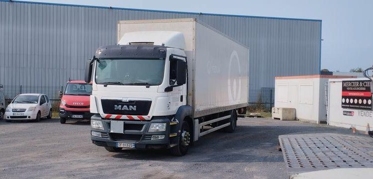 MAN TGS 18,320 4×2 BL CAM FG HAYON DIESEL – 509960 KMS – ANNEE 2014 BLANC DF-913-ZQ