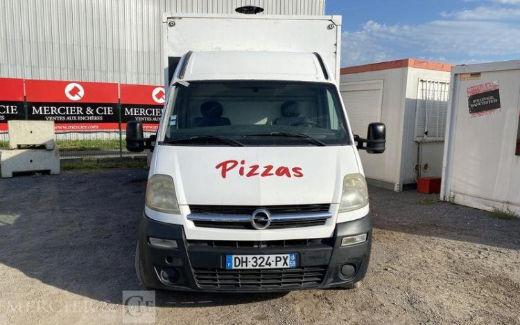 OPEL MOVANO Phase 2 L3H2 2.5 DTi 16V 115 FOOD TRUCK PIZZA – 159201KM – AN 2004 BLANC DH-324-PX