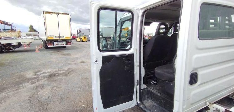 IVECO 35C13 BENNE DOUBLE CABINE – 158196 KMS  – ANNEE 2015 BLANC DS-430-CE