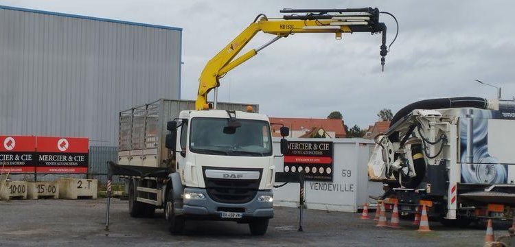 DAF DAF 18T + grue  DX-458-VA