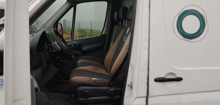 VOLKSWAGEN CRAFTER VAN 35 L2 2,0 TDI 163 BUSINESS LINE – 213911 KM – AN 2016 BLANC EE-201-KQ