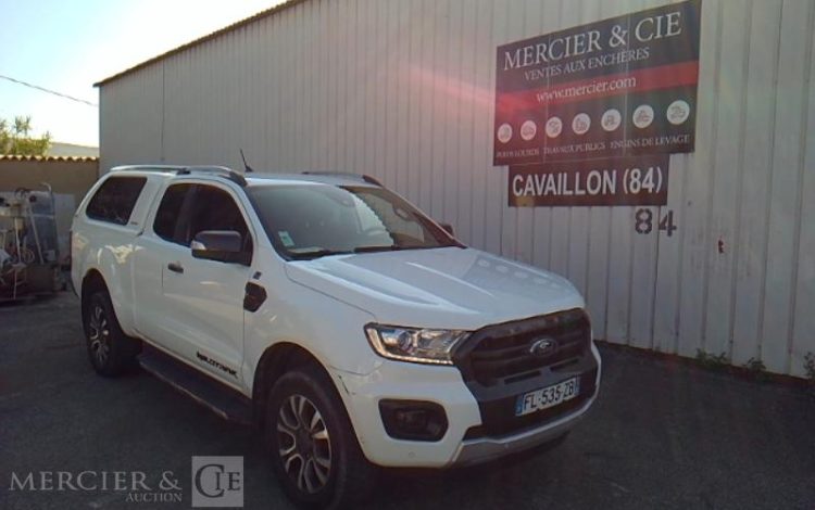 FORD RANGER SUPER CAB WILDTRAK TDCI B.A. 2.0 ECOBLUE BI TURBO 213CH BLANC FL-535-ZB