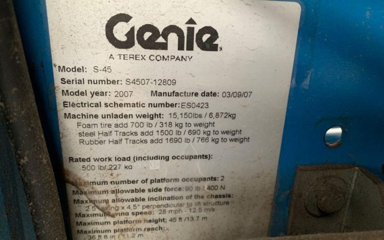 GENIE S-45  14TD2341