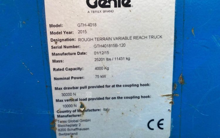 GENIE GTH-4018  40T1816