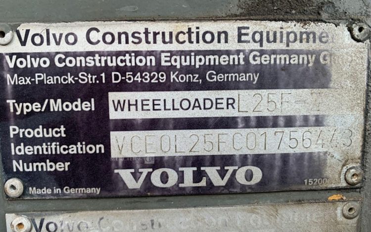 VOLVO L25F-Z  H224F017