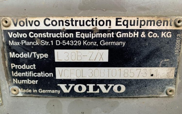 VOLVO L30B-Z/X  58052869