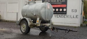 HUBIERE REMORQUE TONNE A EAU 500L 1 ESSIEU 750KG  BK-223-JQ