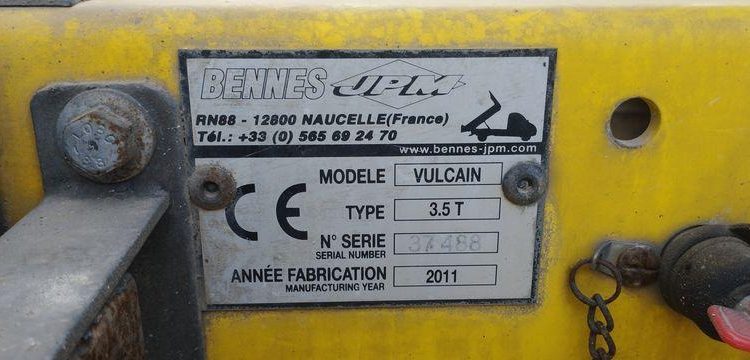 RENAULT MASTER BENNE 2,3 DCI – 125 CH AVEC COFFRE ACIER – DIESEL – 313314 KMS – AN 2012 JAUNE BZ-854-XH