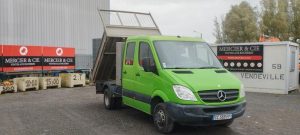 MERCEDES SPRINTER BENNE DOUBLE CABINE VERT CC-568-EP