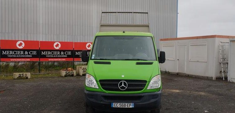 MERCEDES SPRINTER BENNE DOUBLE CABINE VERT CC-568-EP