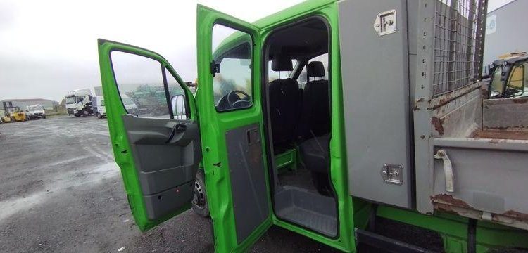 MERCEDES SPRINTER BENNE DOUBLE CABINE VERT CC-568-EP