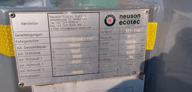 NEUSON CRIBLES A TAMBOUR NEUSON-ECOTEC TS5221 DIESEL – ANNEE 2015  CNETS5221