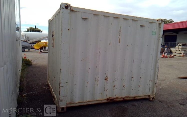 CONTAINEX CONTAINER 8 PIEDS SECURISE BLANC CON08P168