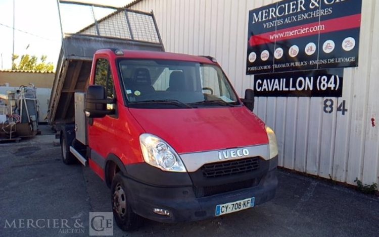 IVECO 35C13 BENNE SIMPLE CABINE COFFRE  CY-708-KF