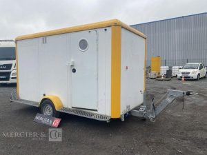 CNSE REMORQUE ABRIS DE CHANTIER 1 ESSIEU 1300KG  DE-236-WZ