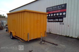 CNSE ROULOTTE DE CHANTIER 1 ESSIEU 750KG  DF-031-NA