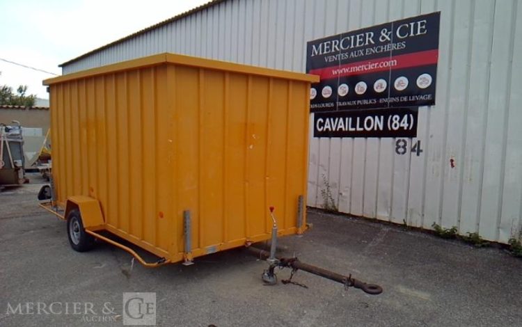 CNSE ROULOTTE DE CHANTIER 1 ESSIEU 750KG  DF-031-NA