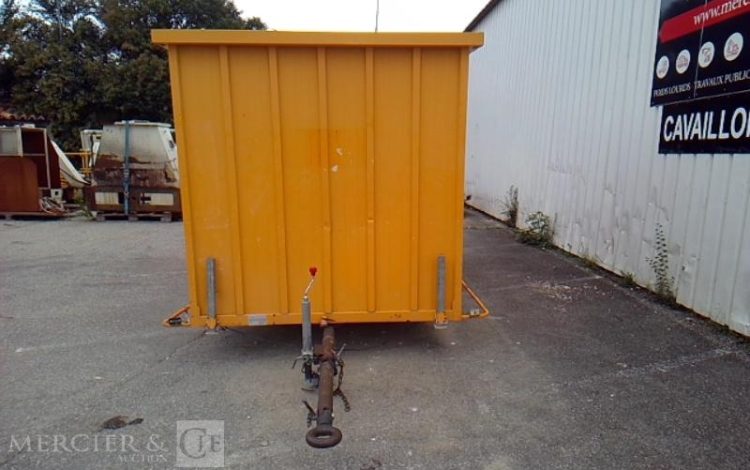 CNSE ROULOTTE DE CHANTIER 1 ESSIEU 750KG  DF-031-NA