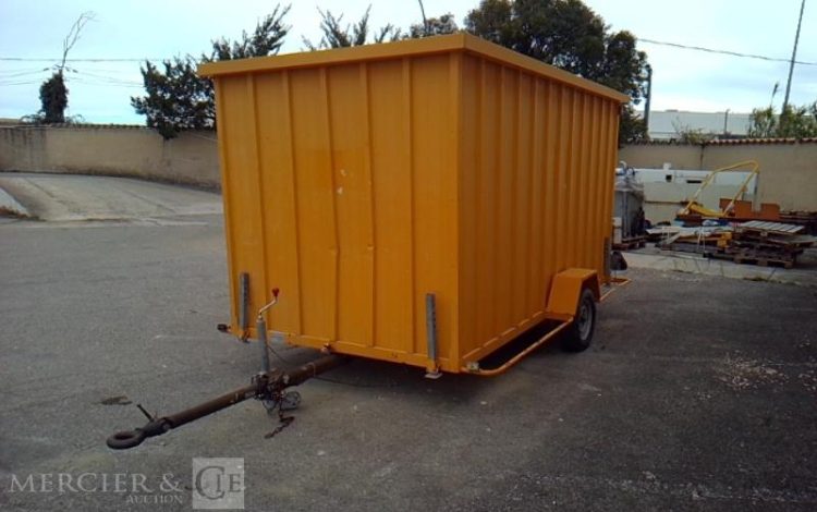 CNSE ROULOTTE DE CHANTIER 1 ESSIEU 750KG  DF-031-NA