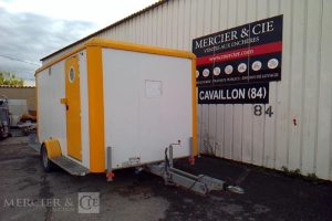 CNSE REMORQUE ABRI DE CHANTIER 1 ESSIEU  DG-350-WC