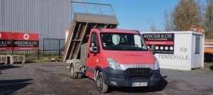 IVECO 35C13 BENNE SIMPLE CABINE COFFRE  DH-465-QF