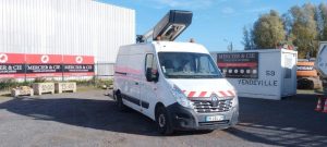 RENAULT MASTER AVEC NACELLE VERSALIFT ET38NF 14 A 16M  NON ROULANT  DN-484-JP