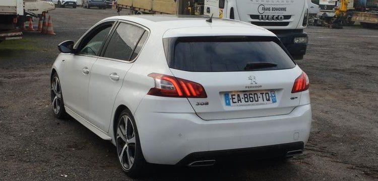 PEUGEOT 308 BLANC/BLEU EA-860-TQ