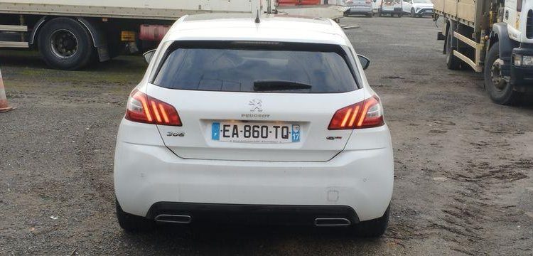 PEUGEOT 308 BLANC/BLEU EA-860-TQ