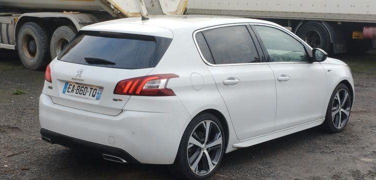 PEUGEOT 308 BLANC/BLEU EA-860-TQ