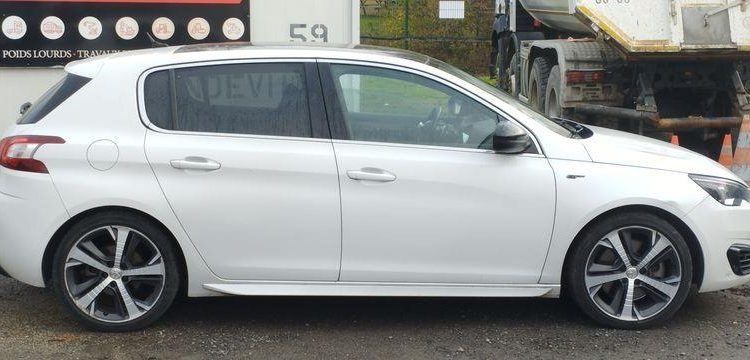 PEUGEOT 308 BLANC/BLEU EA-860-TQ