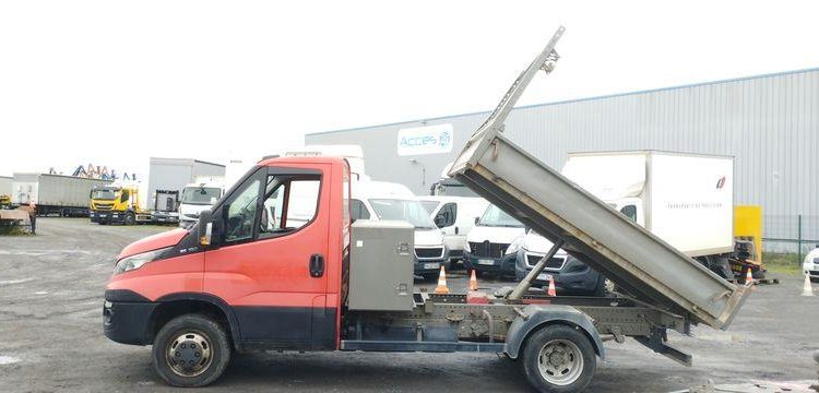 IVECO 35C13  BENNE SIMPLE CABINE COFFRE  EB-492-HV