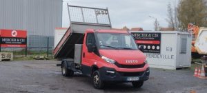 IVECO 35C13 BENNE SIMPLE CABINE COFFRE  EF-707-FD