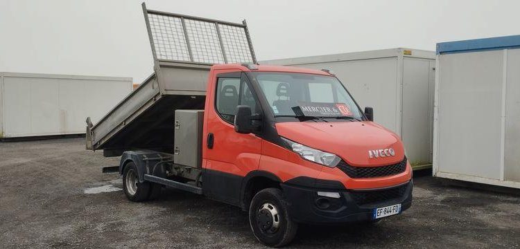 IVECO 35C13 BENNE SIMPLE CABINE COFFRE  EF-844-FD