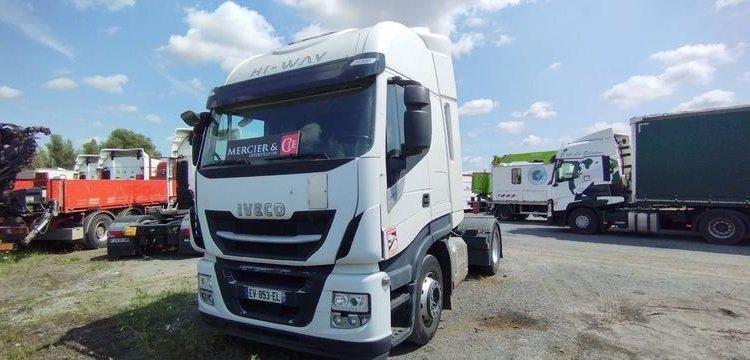 IVECO STRALIS AS440S48TP – DIESEL – PTAC 19T – PTRA 44T BLANC EV-853-EL