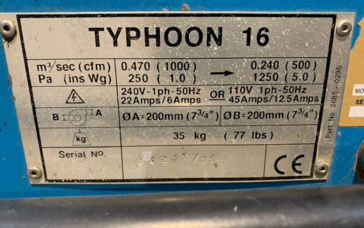 CALOREX TYPHOON 16  SOU007869