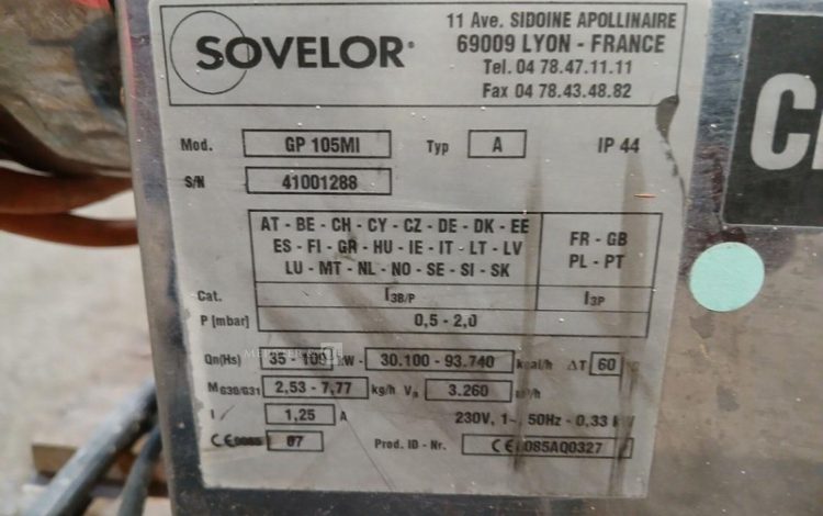 SOVELOR GP105MI  CHG010003