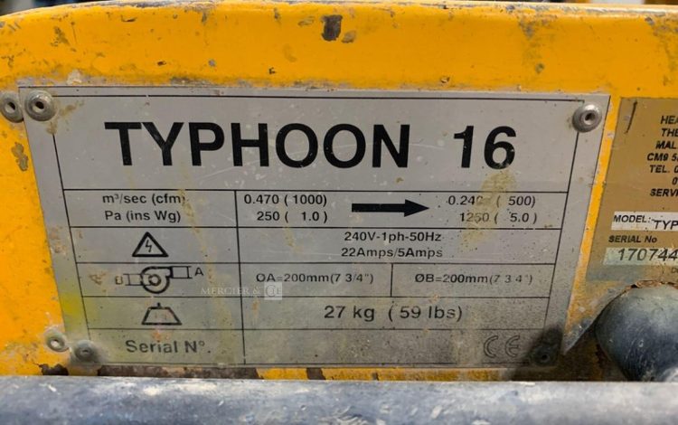 CALOREX TYPHOON 16  SOU010093