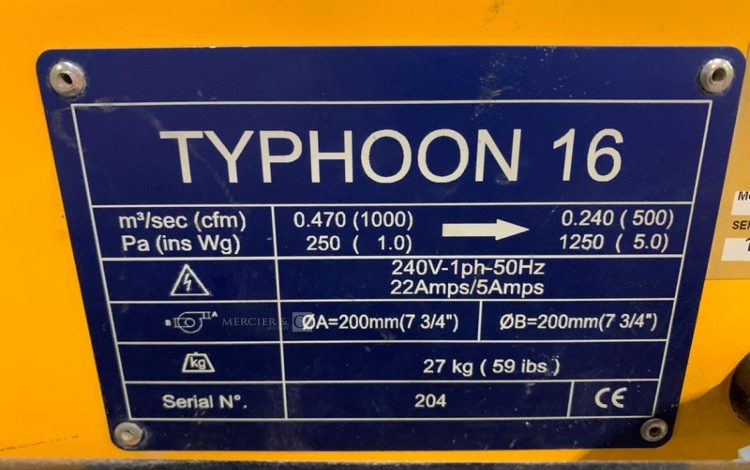 CALOREX TYPHOON 16  SOU010178