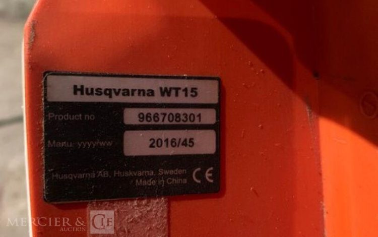 HUSQVARNA WT15  TAN010657