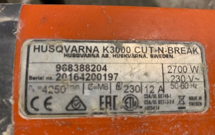 HUSQVARNA K3000  12MAM10