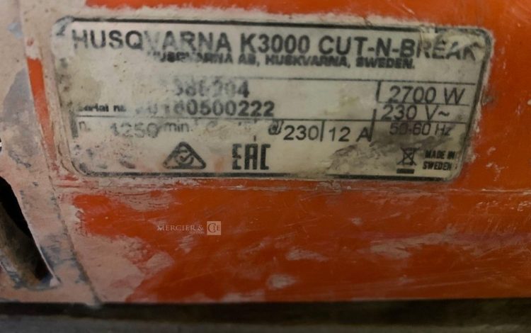 HUSQVARNA K3000  12MAM10