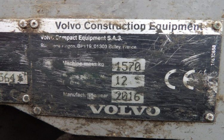 VOLVO EC15D  223580