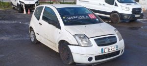 CITROEN C2 1,4 HDI – AN 2007 – NON ROULANT BLANC BT-944-HV