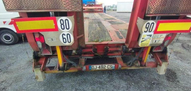 LOUAULT SEMI – REMORQUE PORTE CHAR LOUAULT – 3 ESSIEUX – PTAC 38/54 TONNES  DJ-492-CS