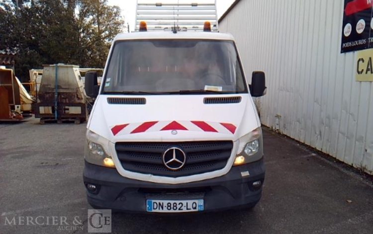 MERCEDES SPRINTER 513 CDI 130CH BENNE SIMPLE CABINE COFFRE BLANC DN-882-LQ