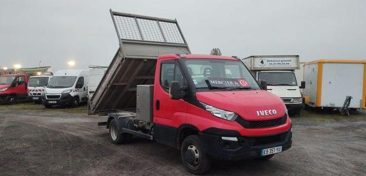 IVECO 35C13 BENNE SIMPLE CABINE COFFRE  EB-357-YV