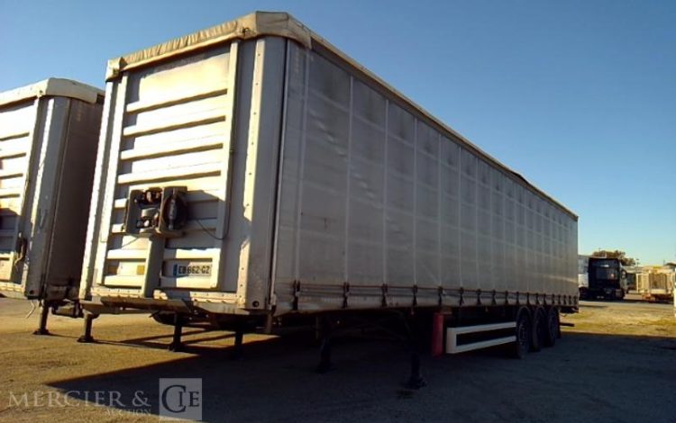 FRUEHAUF SEMI REMORQUE BACHE 3 ESSIEUX PTAC 38T GRIS EB-862-GZ